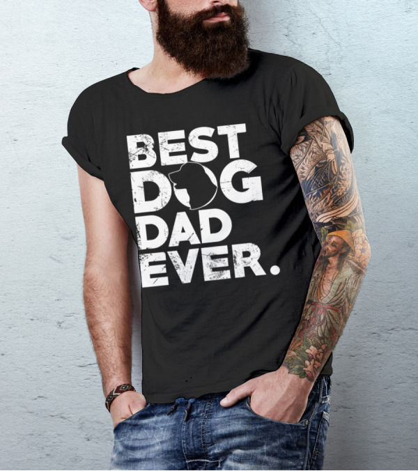Best Golden Retriever Dog Dad Ever T-Shirt