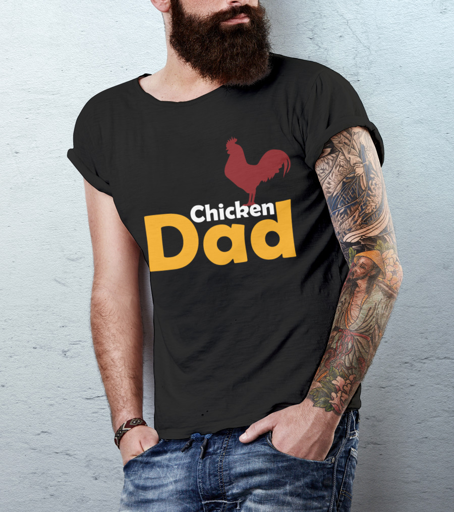 Chicken Dad Funny Lover Themed Chicken Dad T-Shirt