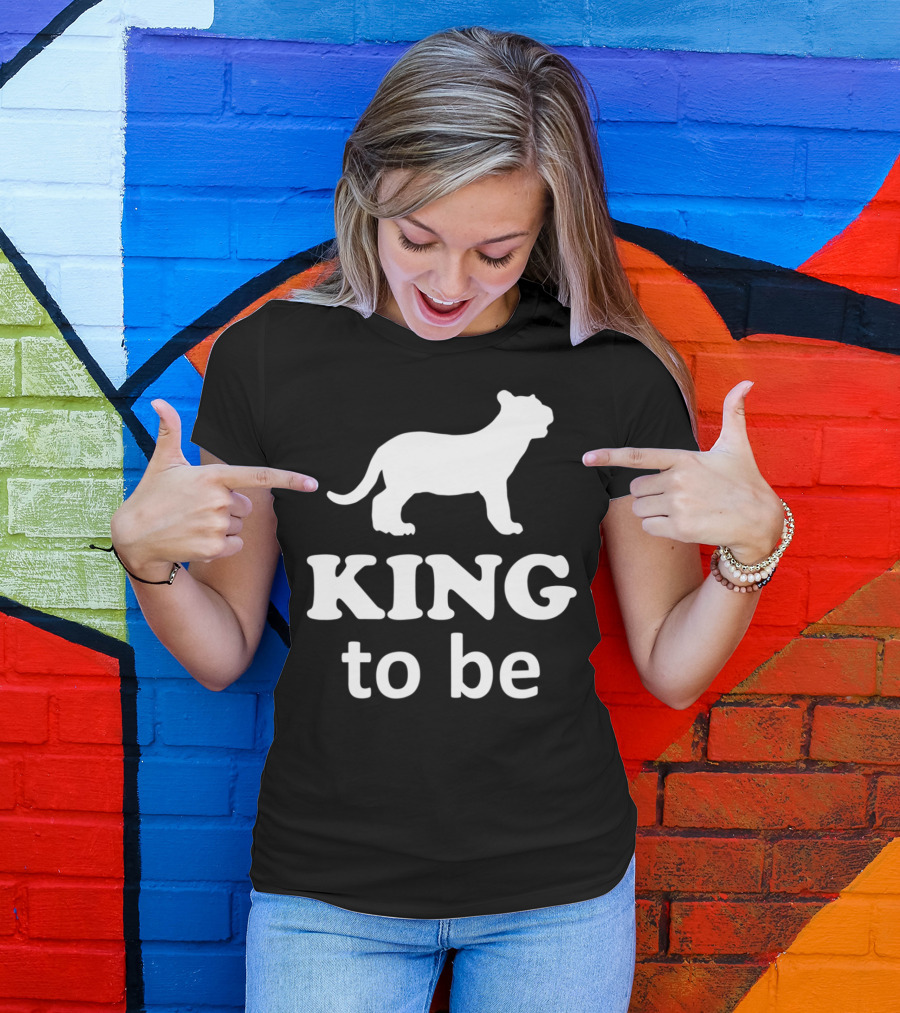 KING To Be Lion Matching Dad And Son King Prince T-Shirt