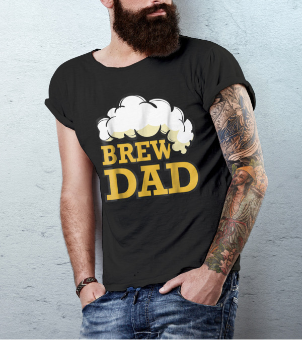 Brew Dad Beer Foam Festival Oktoberfest T-Shirt