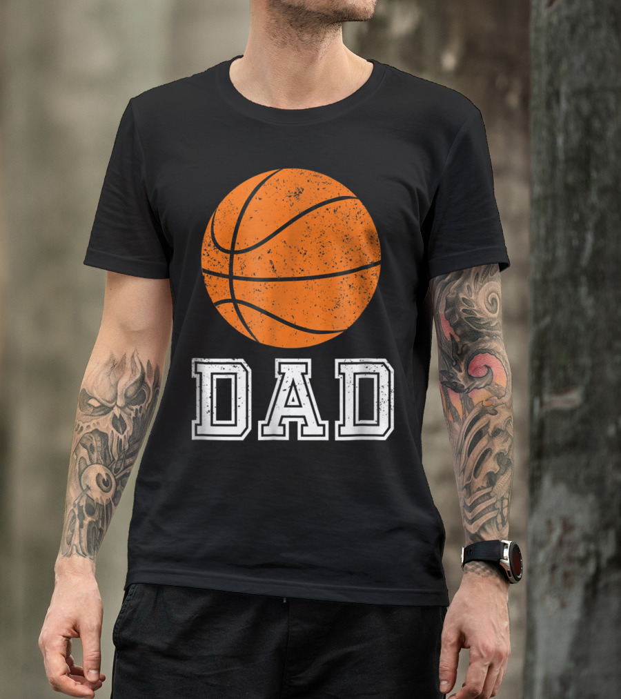 Dad Basketball Ballers For Baller Daddies53 T-Shirt