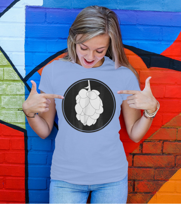 BIRTHDAY Craft Beer Hops Leaf Brewing Dad27 Hops Cone T-Shirt