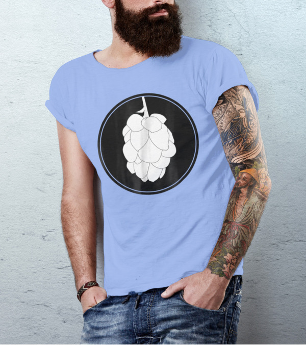 BIRTHDAY Craft Beer Hops Leaf Brewing Dad27 Hops Cone T-Shirt