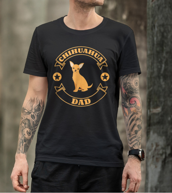Chihuahua Dad Proud Master Lover Holidays38 T-Shirt