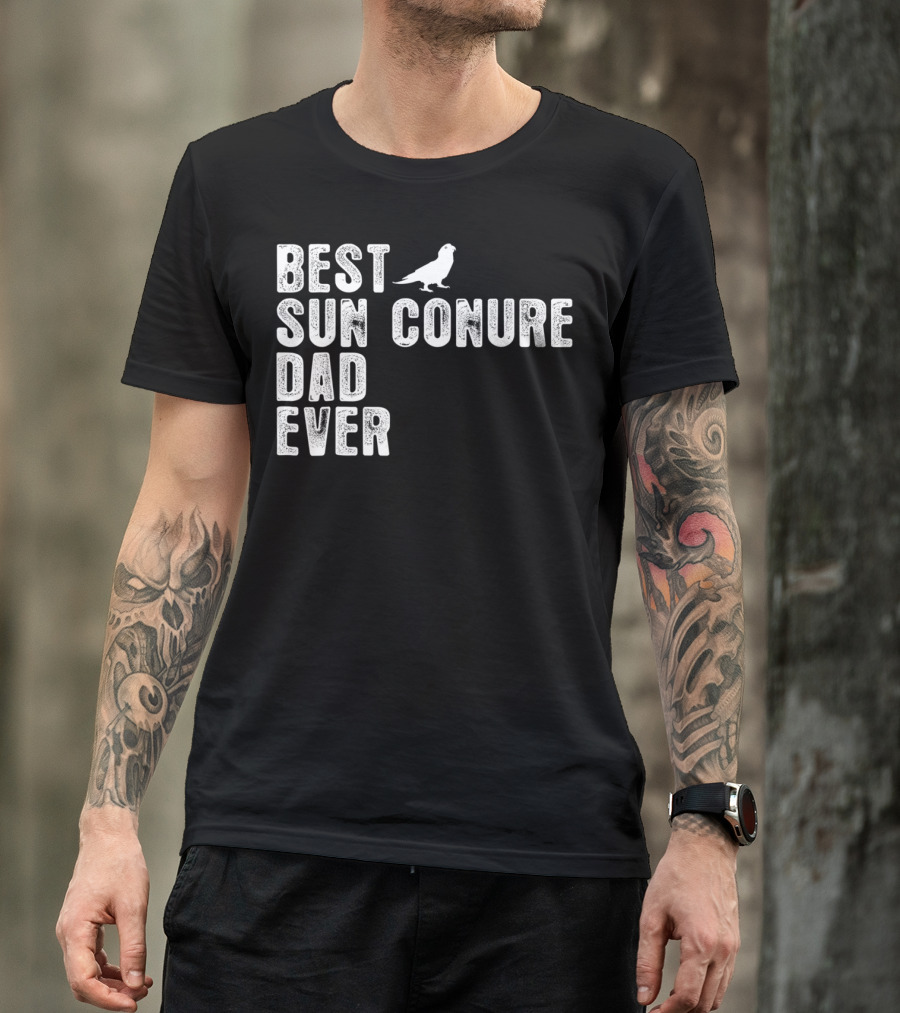BEST SUN CONURE DAD EVER BIRD ICONIC T-Shirt