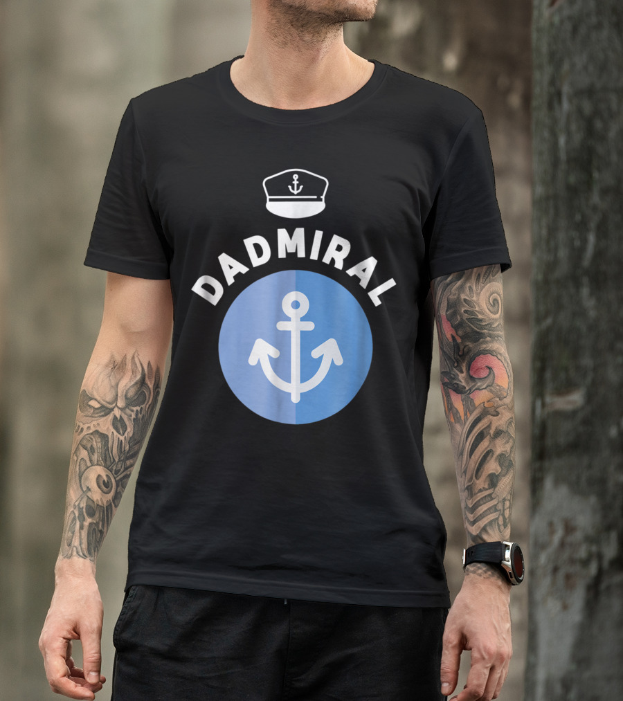 Dadmire Ship Sailor Anchor Papa75 T-Shirt