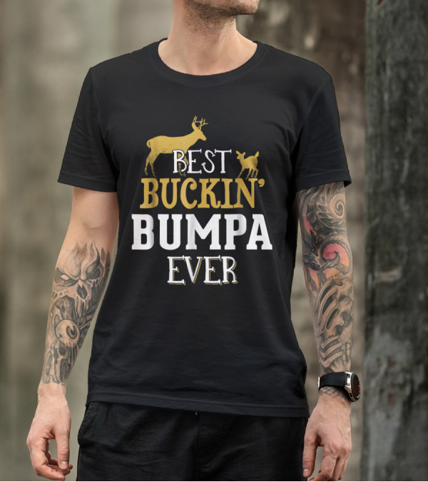 Best Buckin' Bumpa Ever Deer Hunting Grandpa 62 T-Shirt
