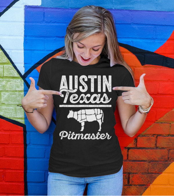 Austin Texas Pitmaster BBQ Dad For 82 T-Shirt