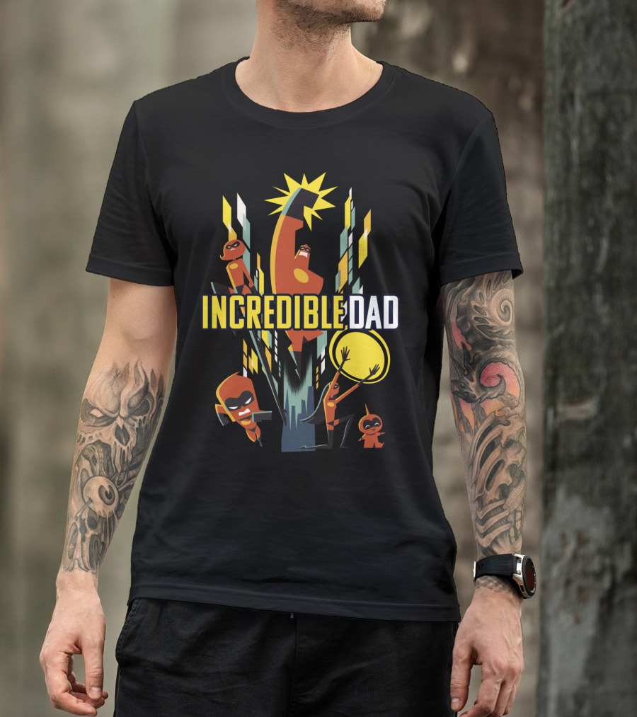 Disney Pixar Incredibles 2 Incredible Dad Family T-Shirt