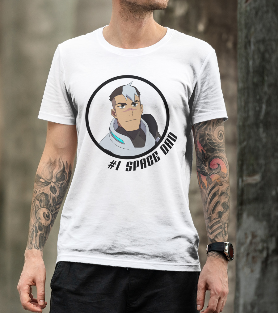 DreamWorks Voltron #1 Space Dad Shiro Character Crewneck99 T-Shirt
