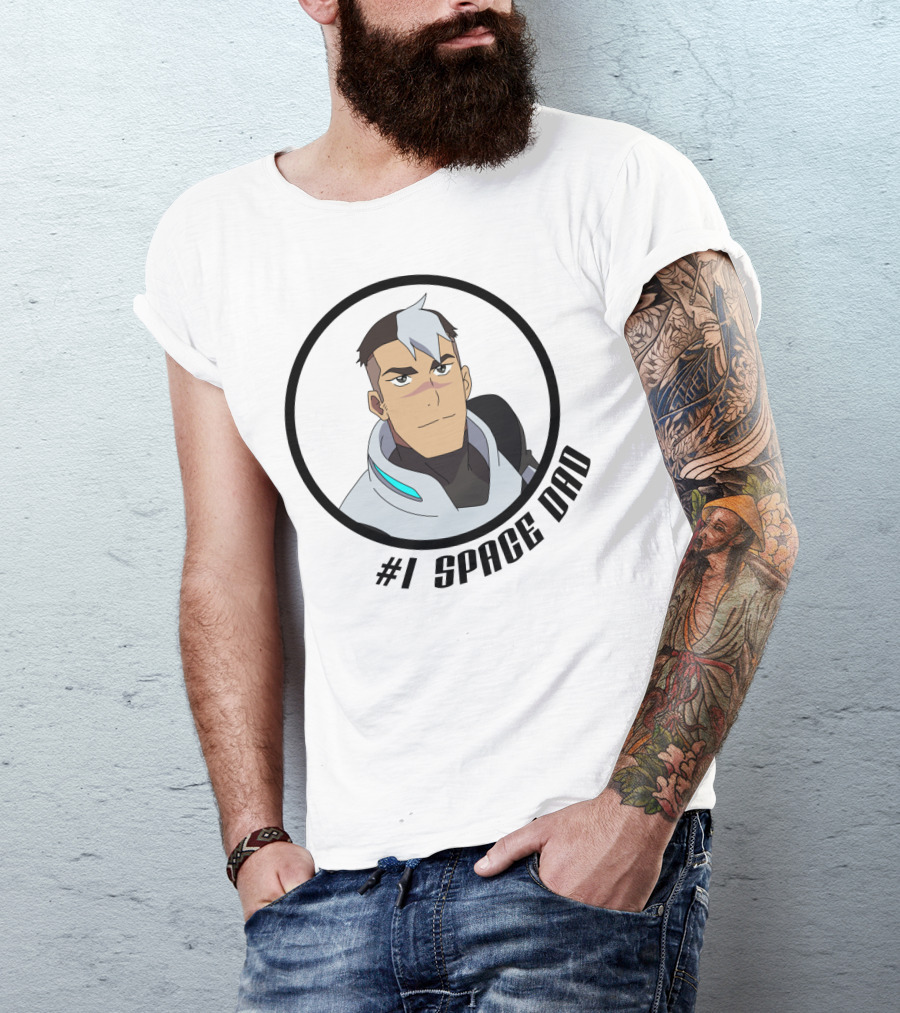 DreamWorks Voltron #1 Space Dad Shiro Character Crewneck99 T-Shirt