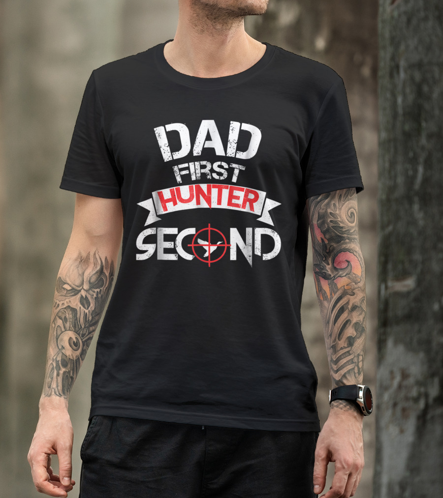 Dad First Hunter Second Duck Hunting Dad Idea15 T-Shirt