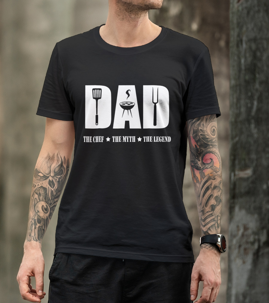 Dad The Chef The Myth The Legend T-Shirt