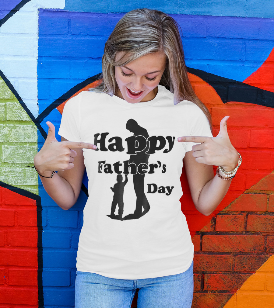 Father's Day Happy Funny Dad Is My Best Person43 T-Shirt