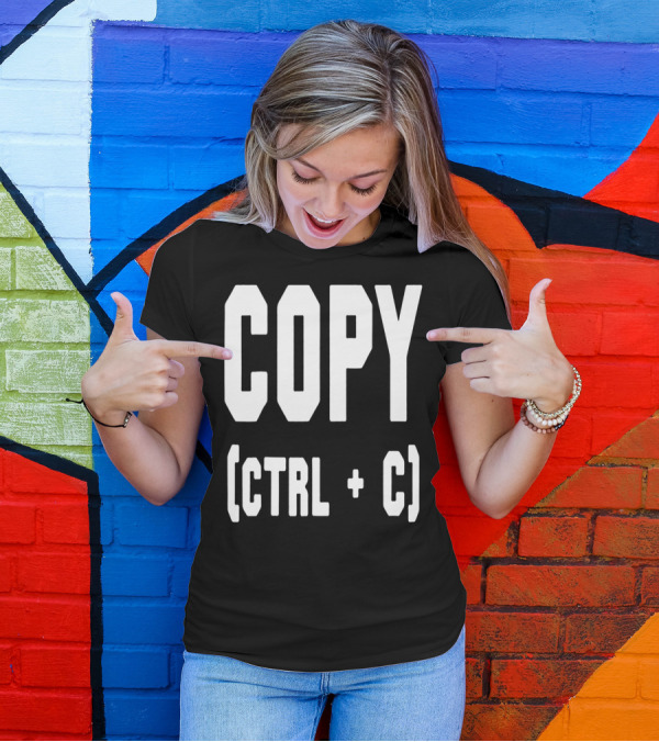 Best Funny Birthday Dad Papa From Sons Copy Ctrl + C 76 T-Shirt