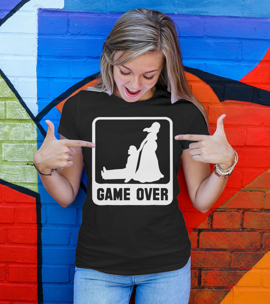 Game Over Wedding Humor T-Shirt