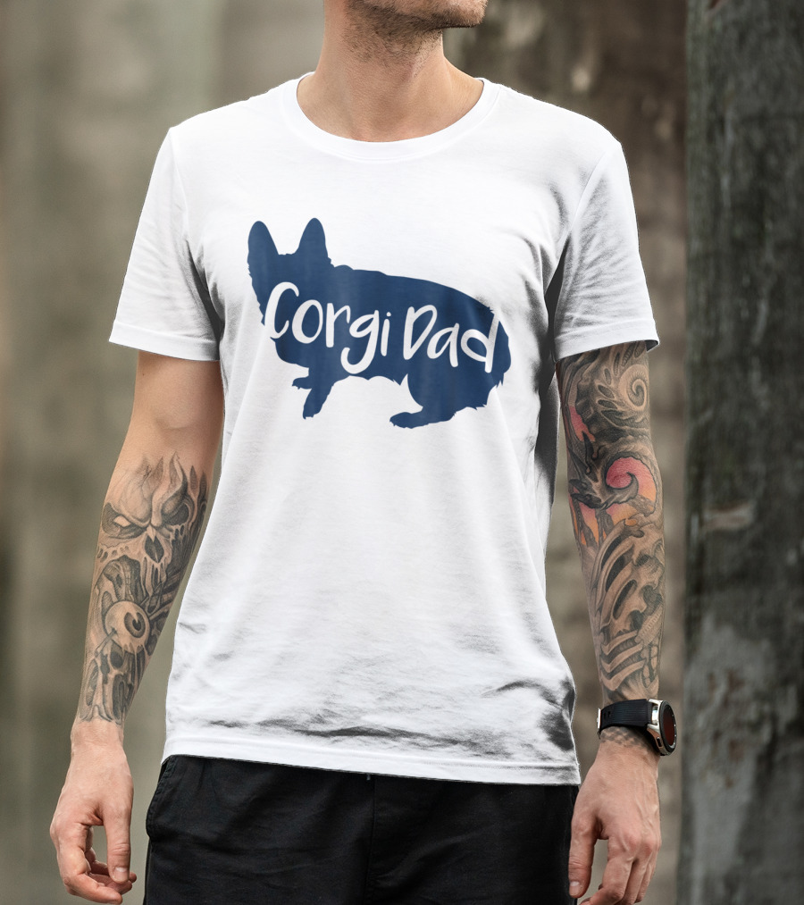 Corgi Dad CorgiLover Dog T-Shirt