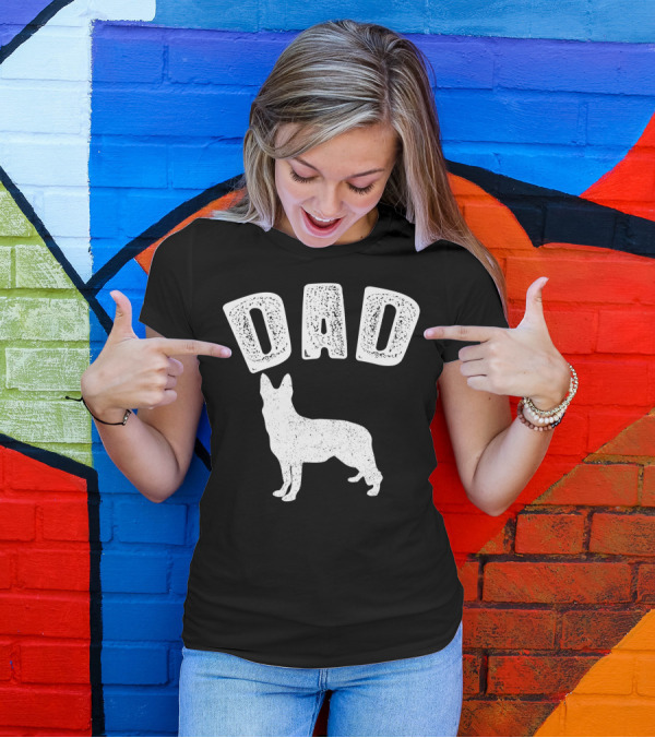 DAD GERMAN SHEPARD Matching Family T-Shirt