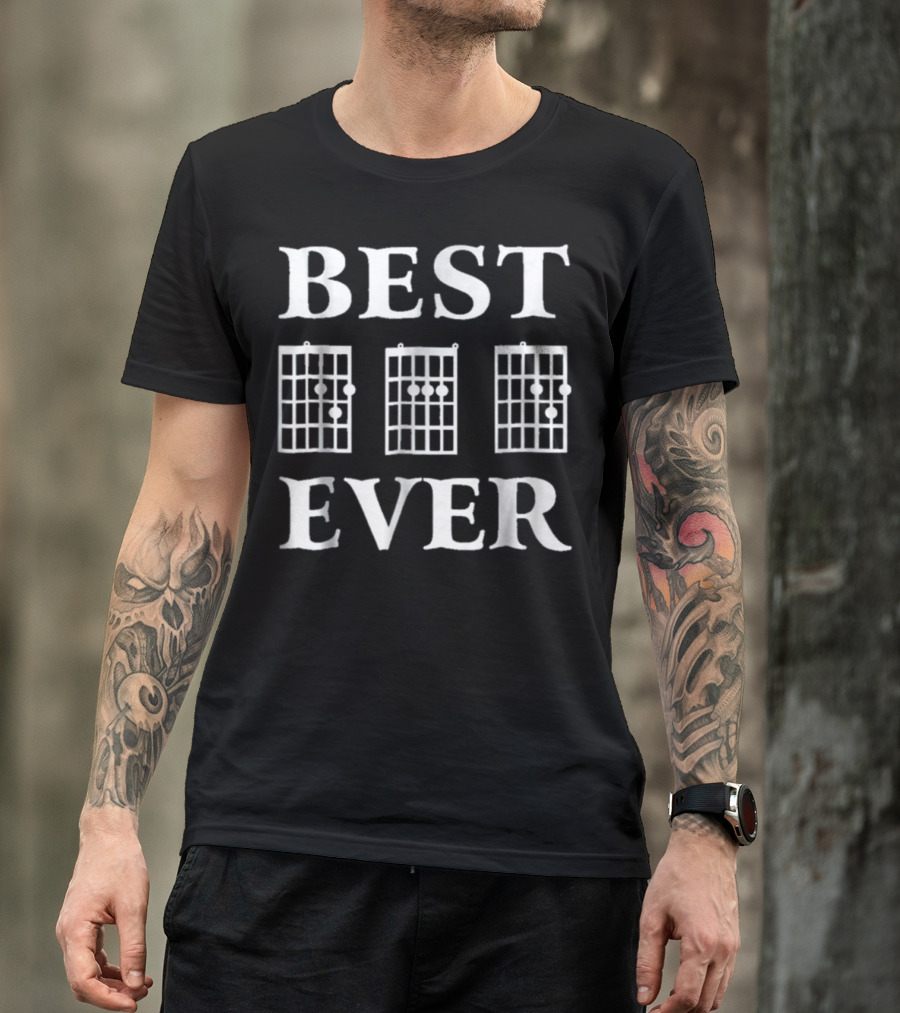 BEST EVER Guitar Chord Diagrams T-Shirt