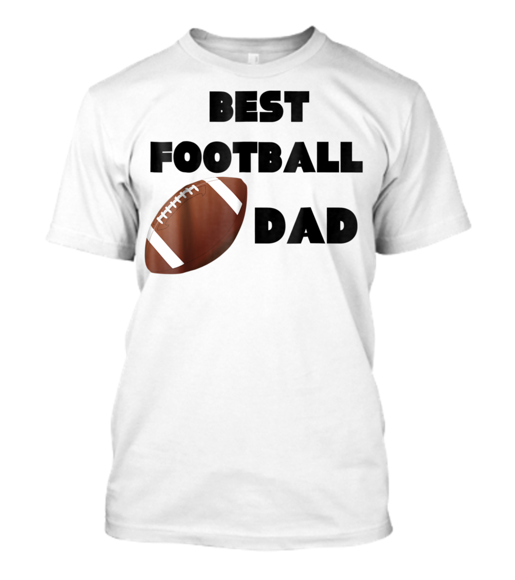 Best Football Dad Novelty Sports Football Dad T-Shirt