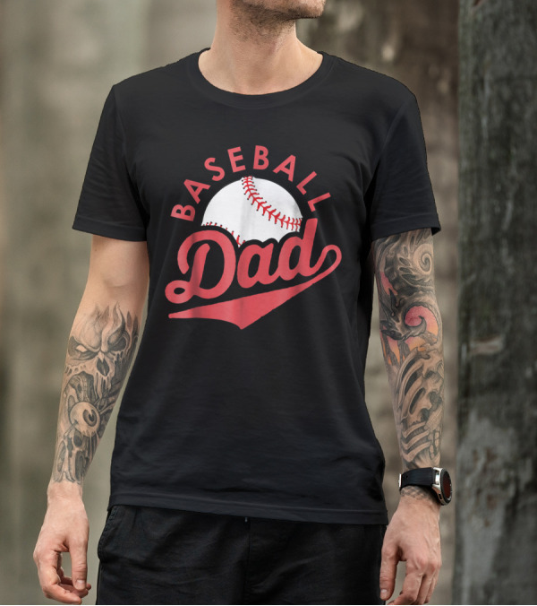 Baseball Dad Funny Softball T-Shirt