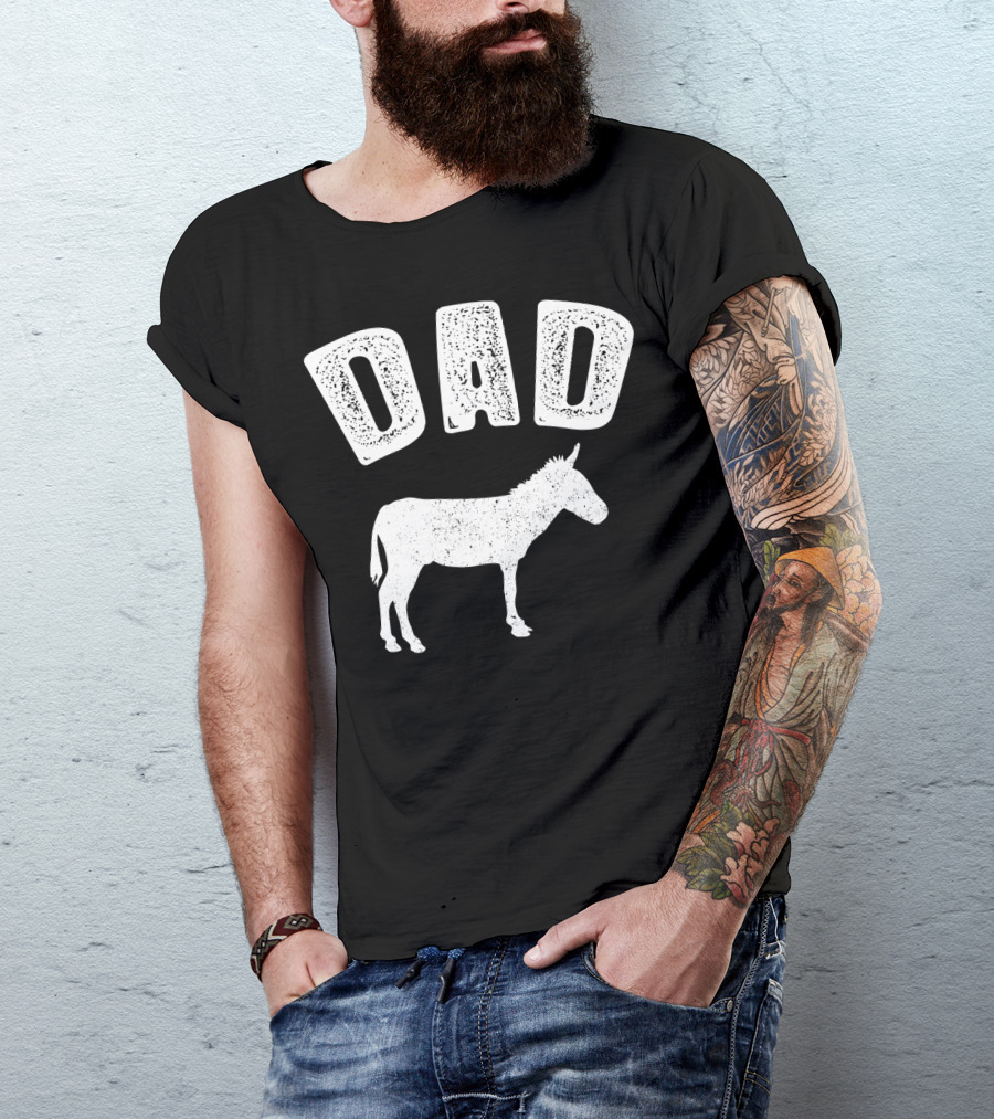 DAD DONKEY Family Matching T-Shirt