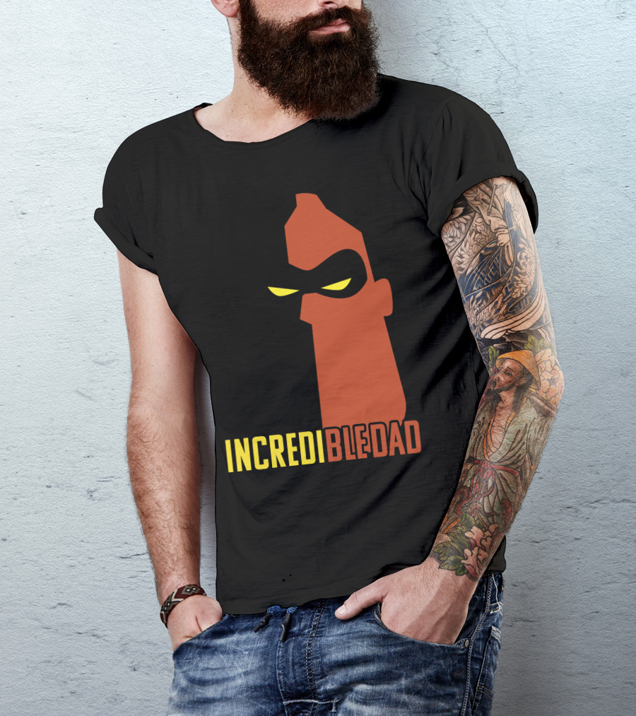 Disney Pixar Incredibles 2 IncrediBle Dad Hero Mask T-Shirt