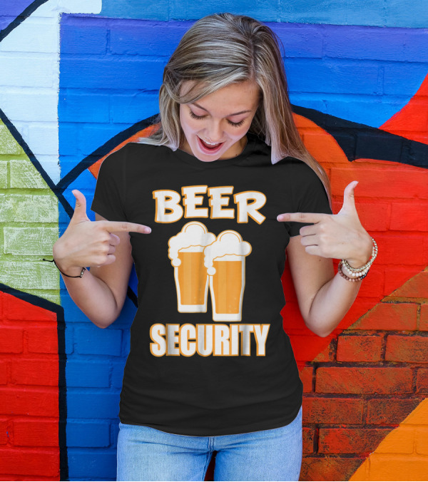 Beer Security Cool Dad T-Shirt