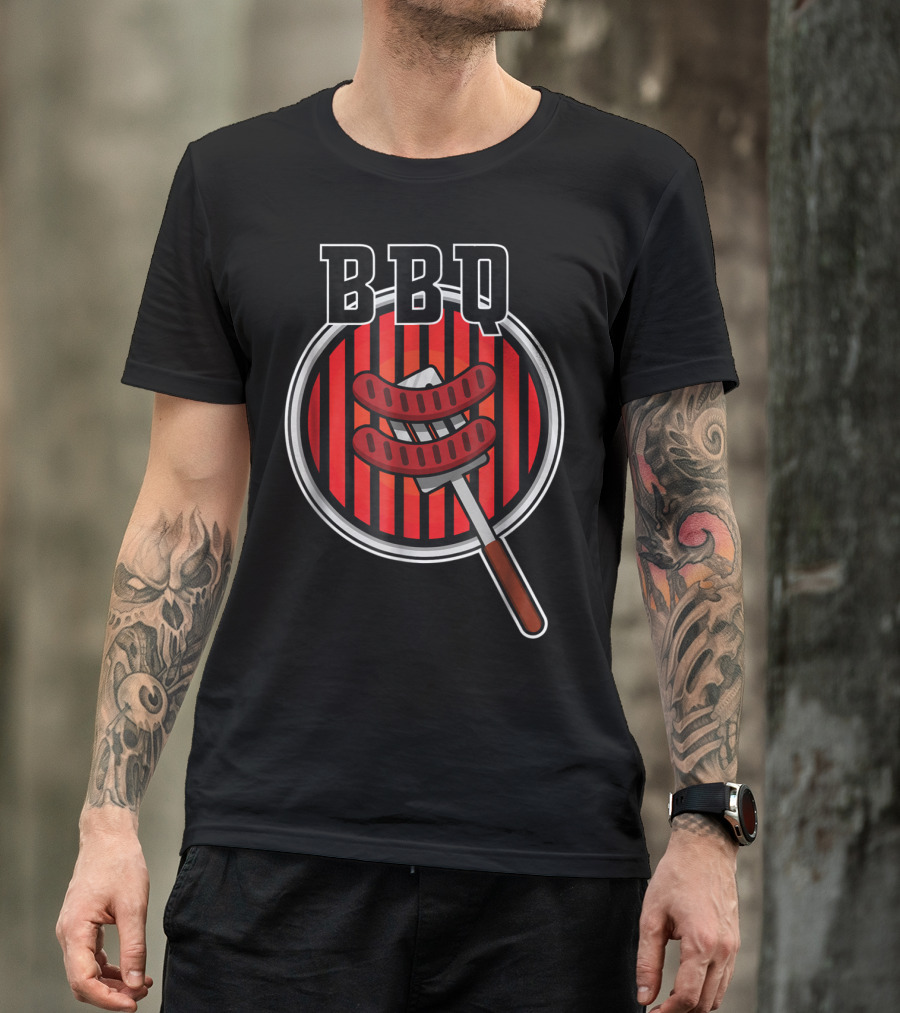 BBQ Master Hot Grilled Barbecue Hot Dogs Grill T-Shirt