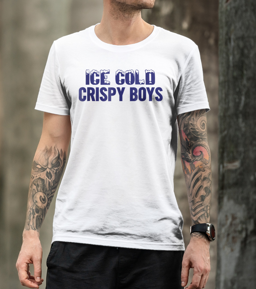 Ice Cold Crispy Boys Funny Middle Class Drinking Dad88 T-Shirt