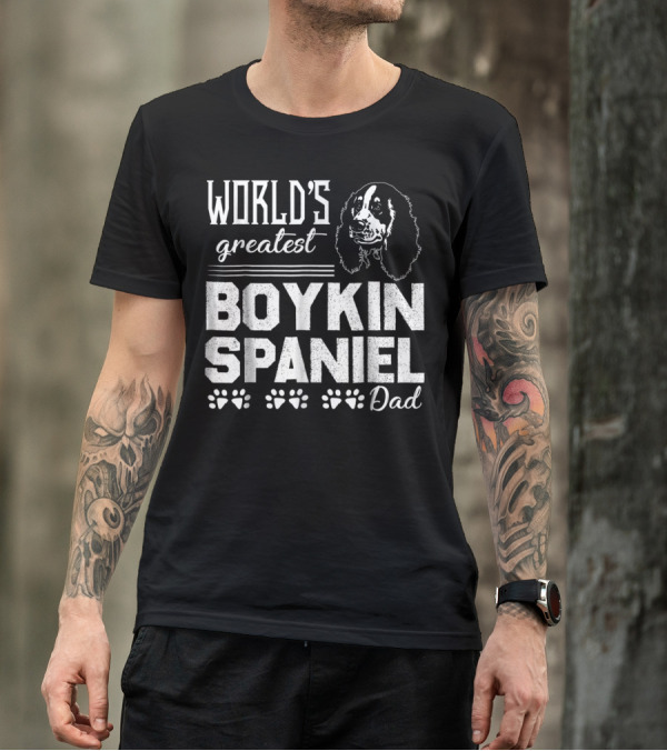 World's Greatest Boykin Spaniel Dad T-Shirt
