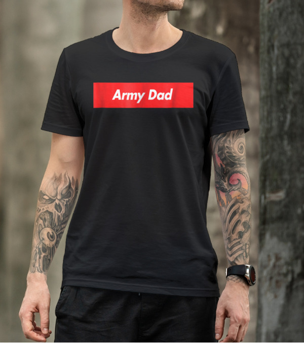 Army Dad Red Box T-Shirt