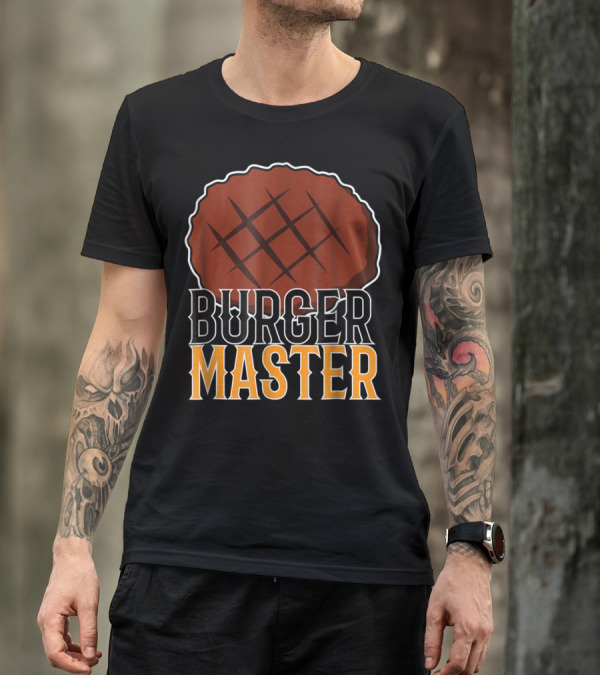 Burger Master Hot Patty Grilled BBQ Dad61 T-Shirt