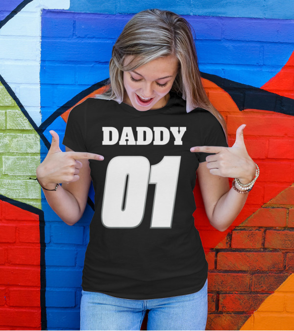 Daddy 01 Number One Dad T-Shirt