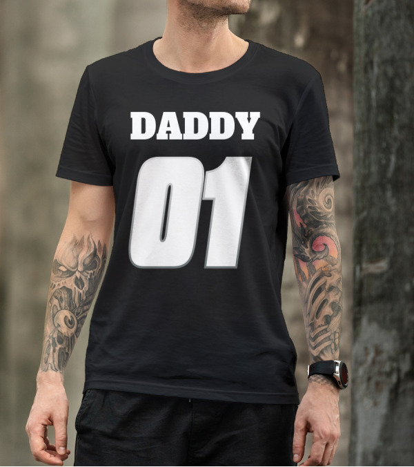 Daddy 01 Number One Dad T-Shirt