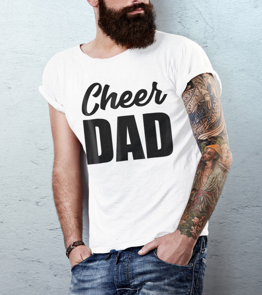 Cheerleading Cheer Dad Daddy T-Shirt