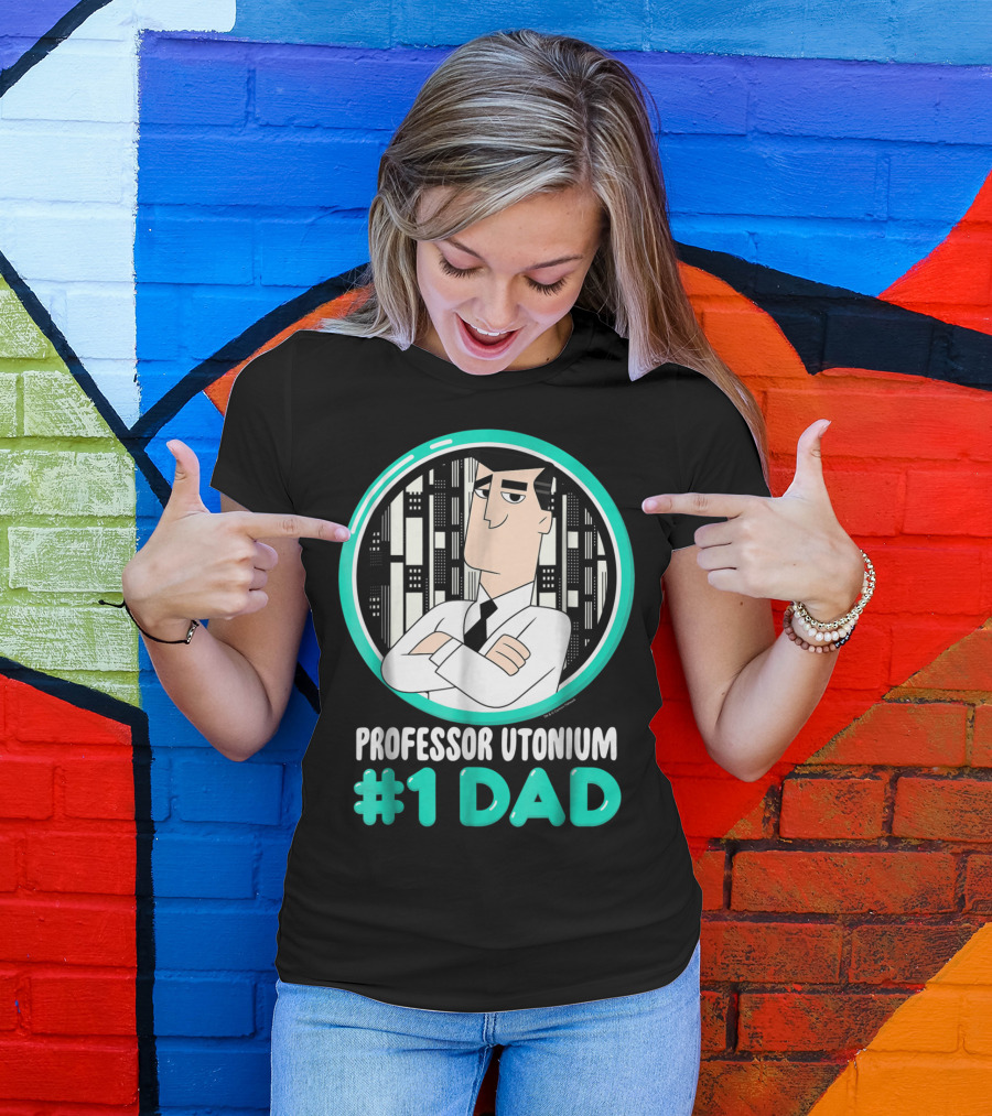 CN Powderpuff Girls Professor Utonium #1 Dad T-Shirt