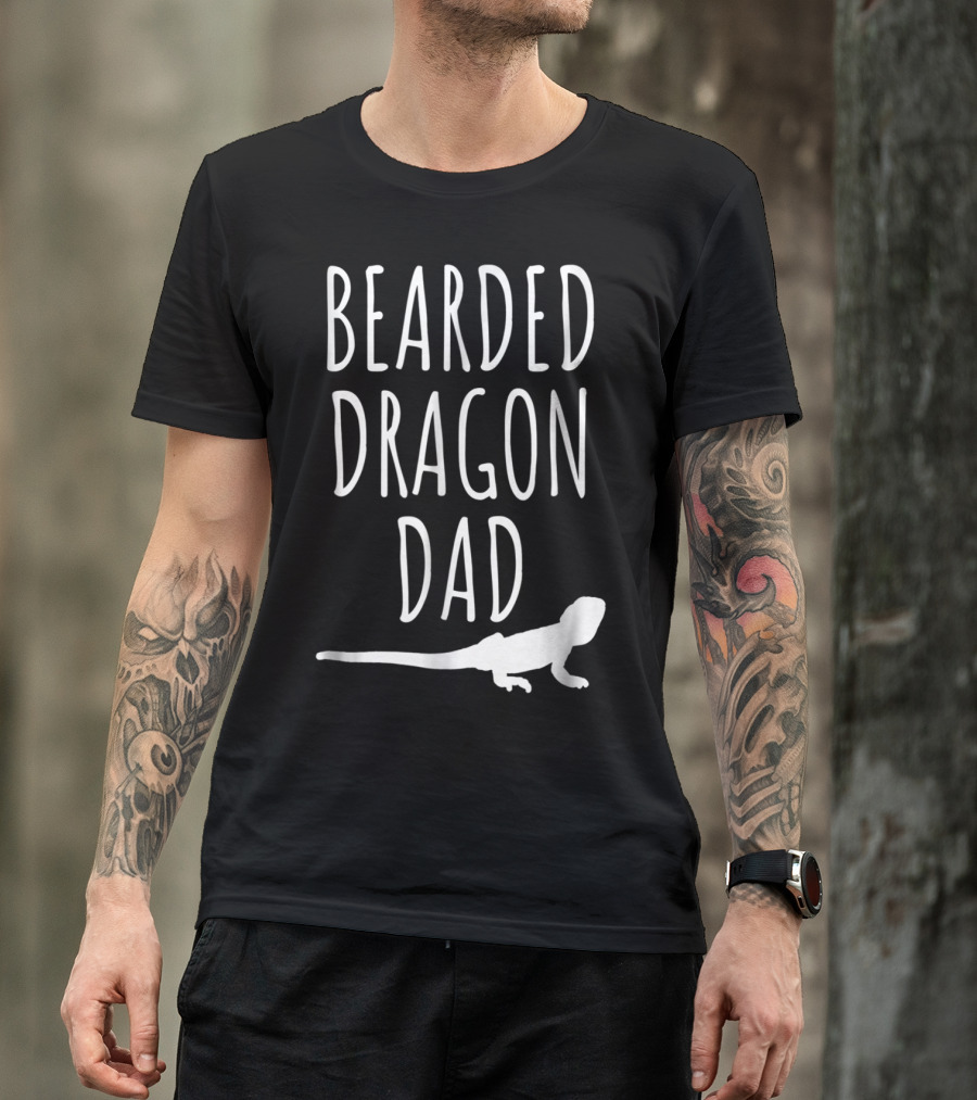 Bearded Dragon Dad Reptile Enthusiast T-Shirt