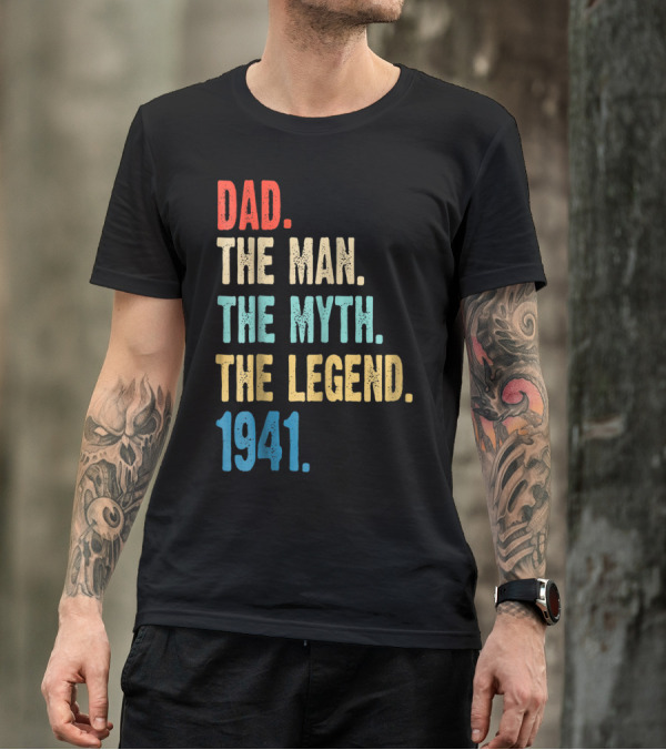 Dad The Man The Myth The Legend 1941 T-Shirt