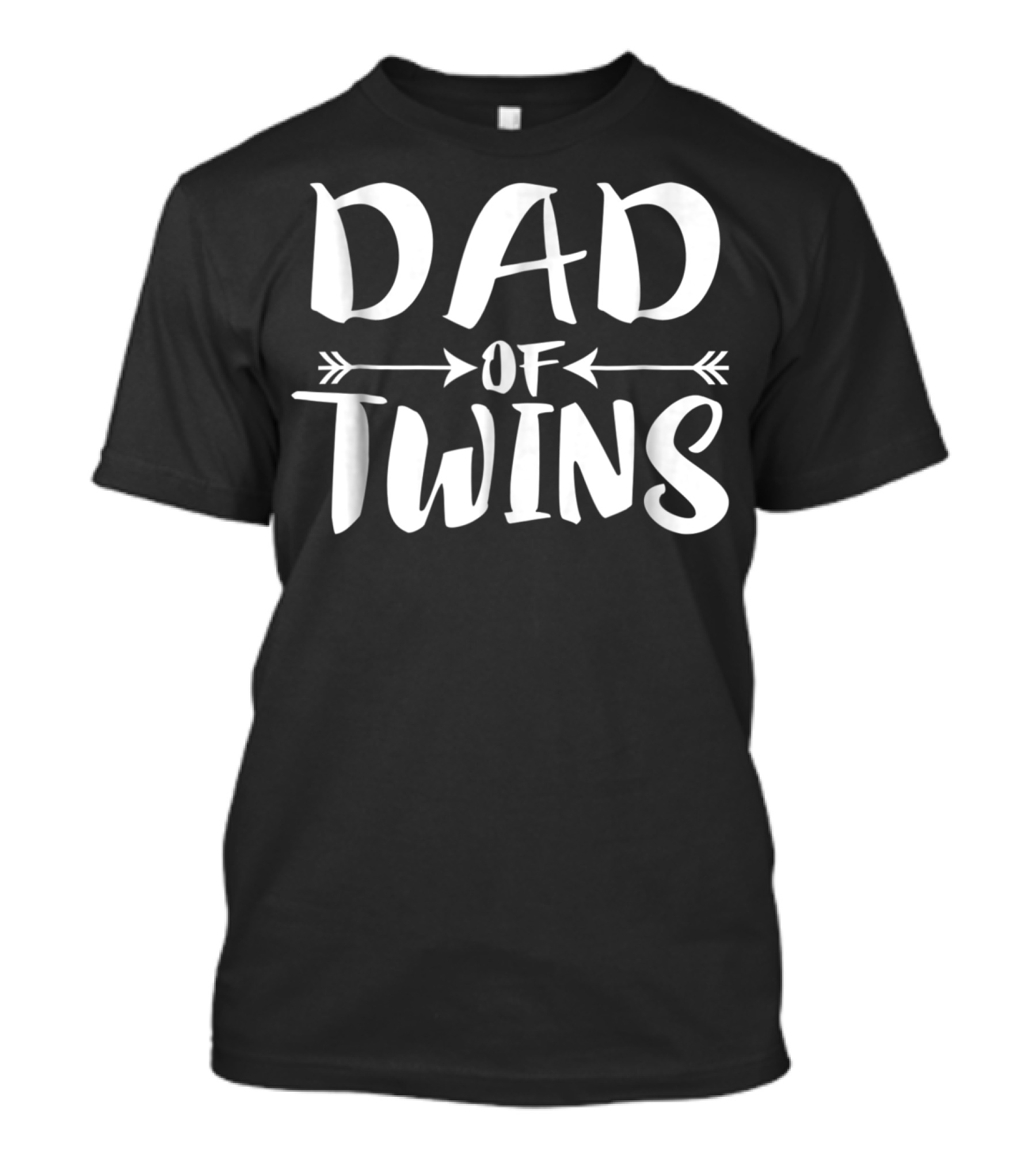 Dad Of Twins Father's Day Announcement 76 T-Shirt