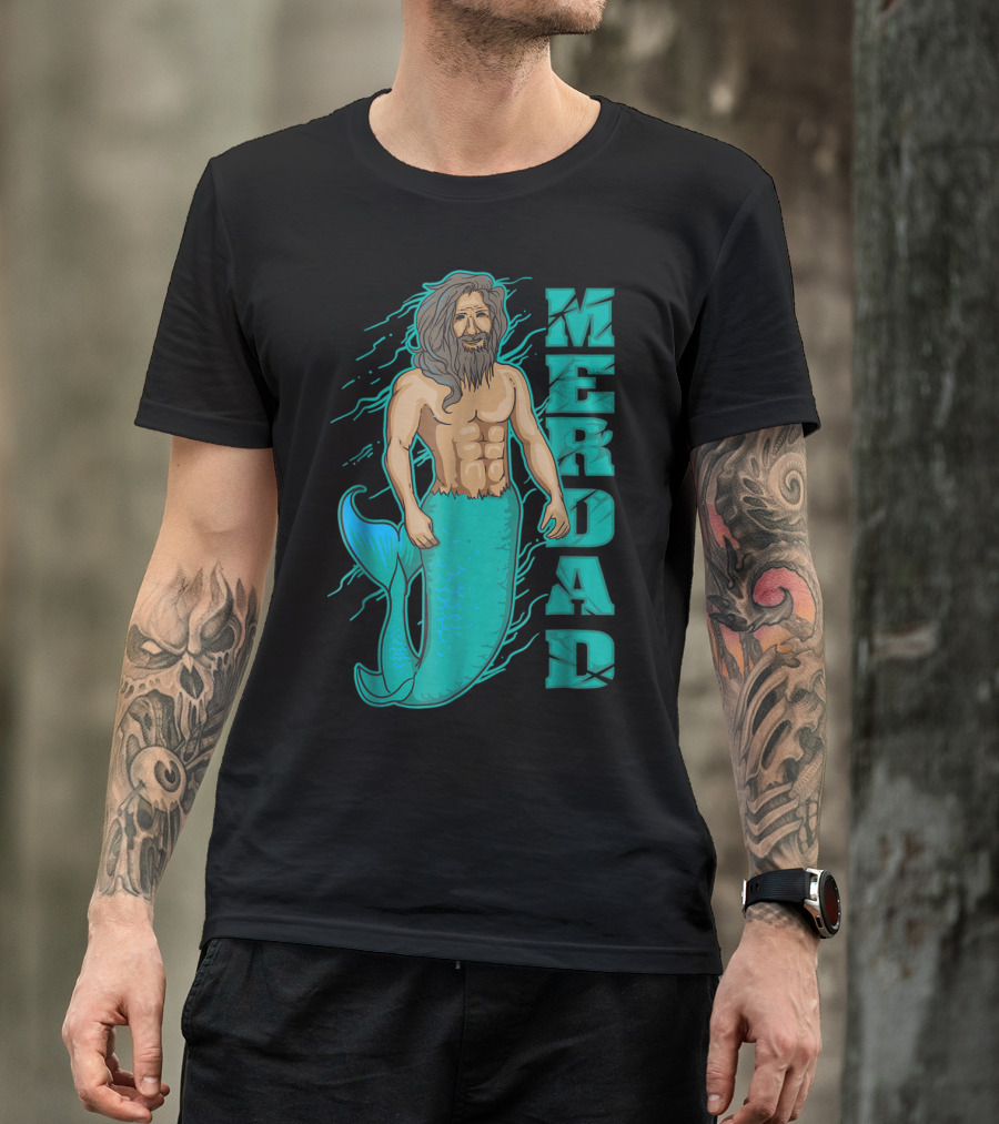 Cute King Merdad For The Best Dad On Earth T-Shirt