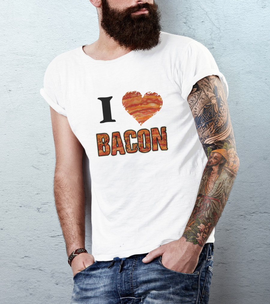 I Heart Bacon 832704 T-Shirt