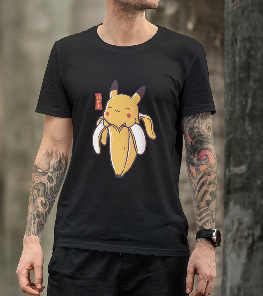 Bananachu Cute Pikachu Banana Fusion T-Shirt