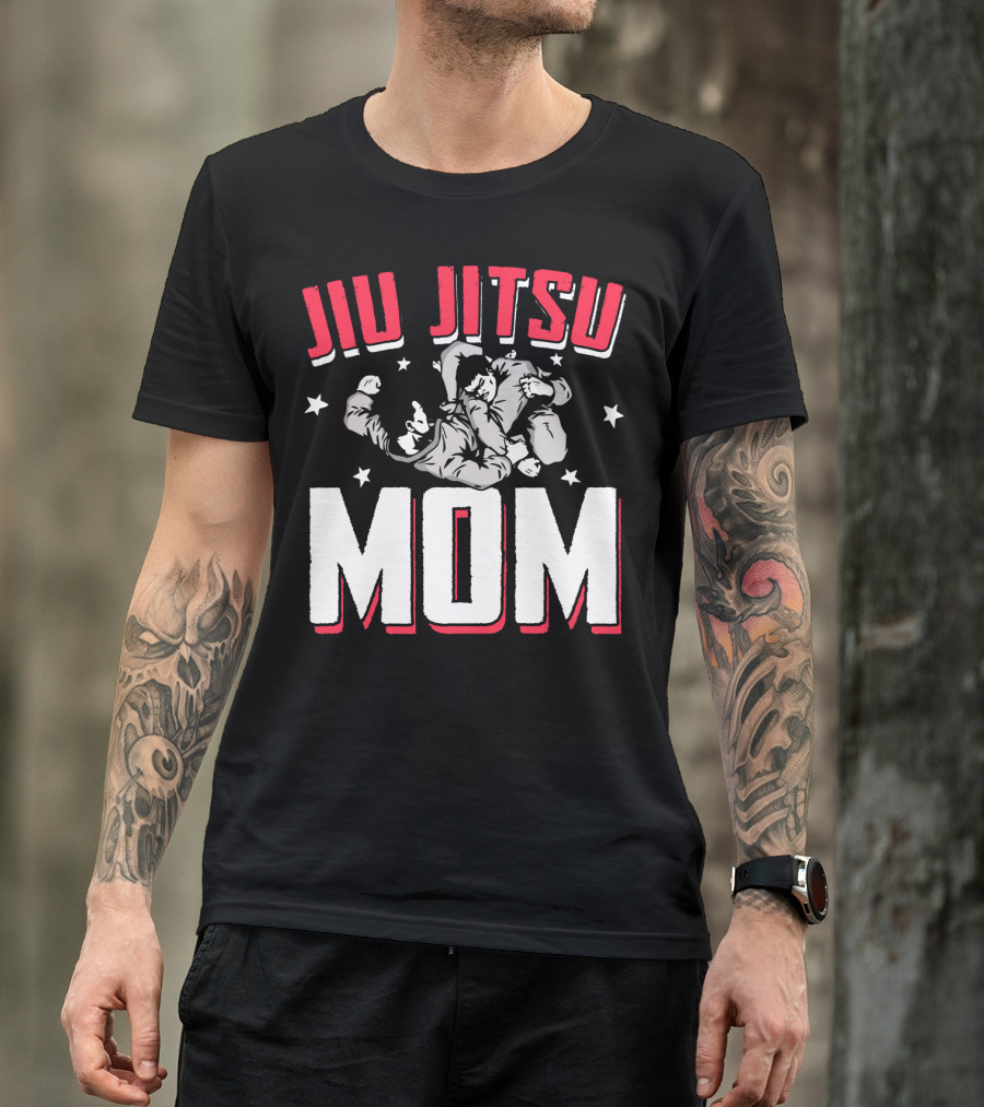 Jiu Jitsu Mom Stars Martial Arts Player T-Shirt