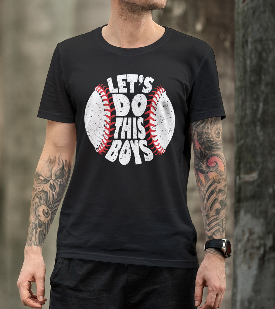 Let's Do This Boys Baseball Spirit T-Shirt
