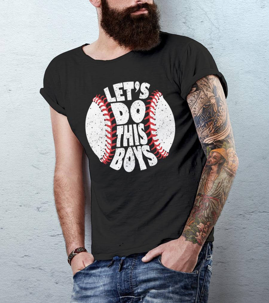 Let's Do This Boys Baseball Spirit T-Shirt