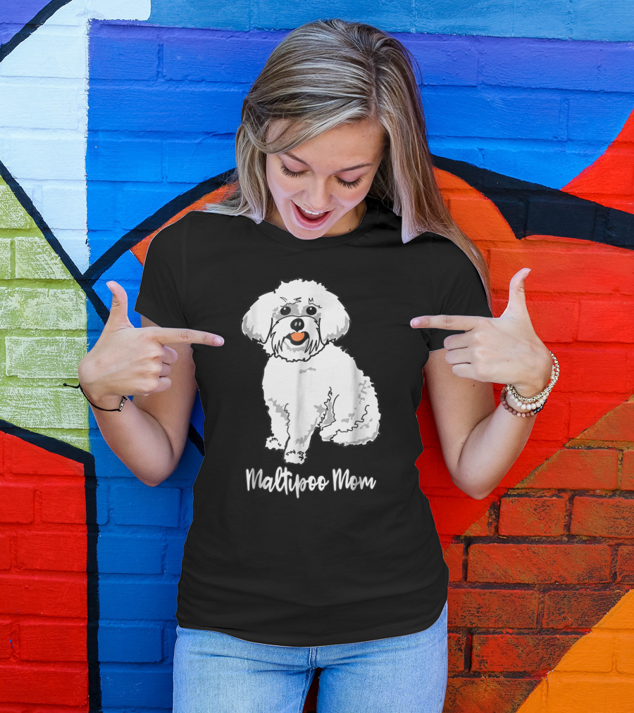 Maltipoo Mom Women Dog Lover Dog Mom16 Maltipoo Mom T-Shirt