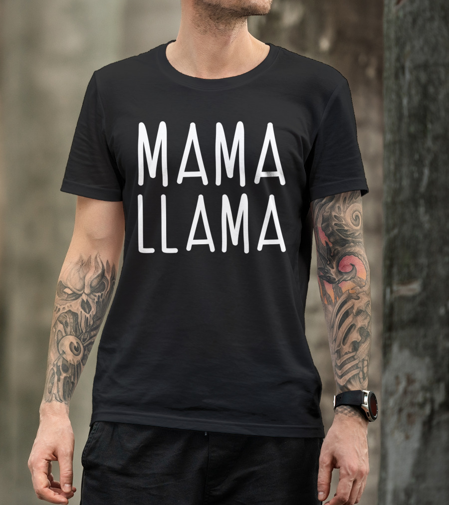 Mama Llama Best Mom Momlife For Womens78 T-Shirt