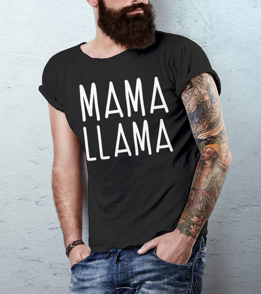 Mama Llama Best Mom Momlife For Womens78 T-Shirt