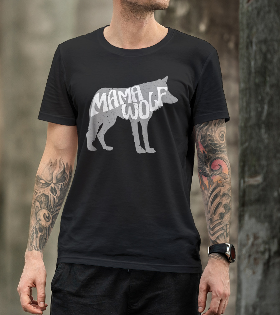 Mama Wolf Wolf T-Shirt
